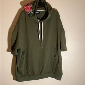 Green pullover hoodie